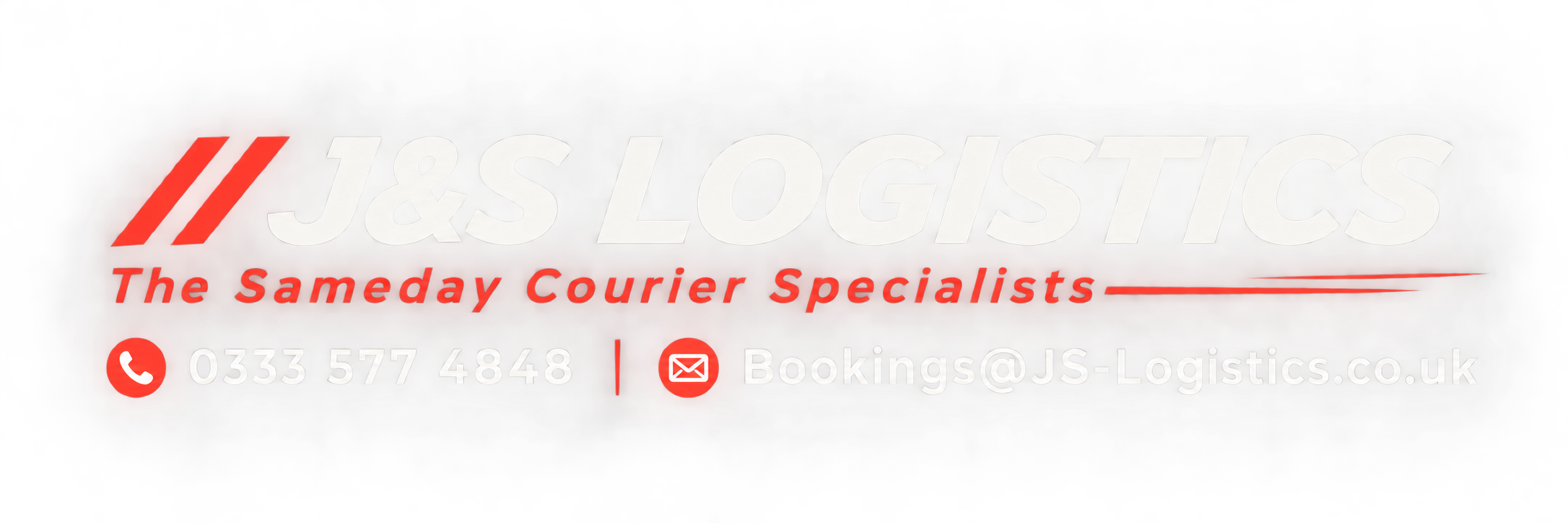 J&S Logistics logo and contact details